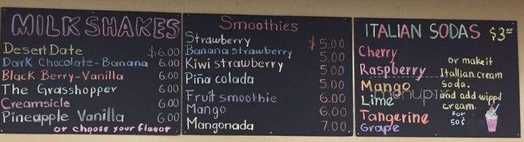 Chokolatte - Saint Helena, CA menu_pic