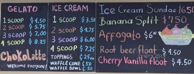 Chokolatte - Saint Helena, CA menu_pic
