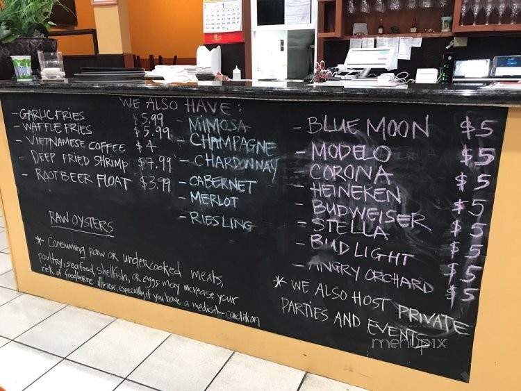 Claws And Craws - San Leandro, CA menu_pic