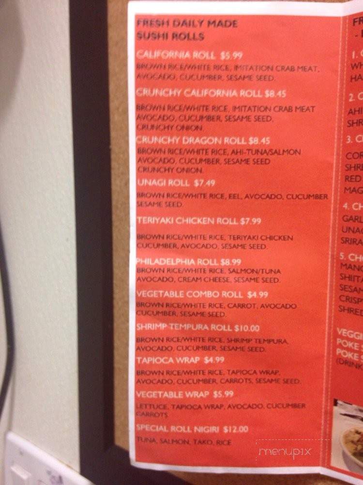 Ayemi's Poke & Deli - Suisun City, CA menu_pic