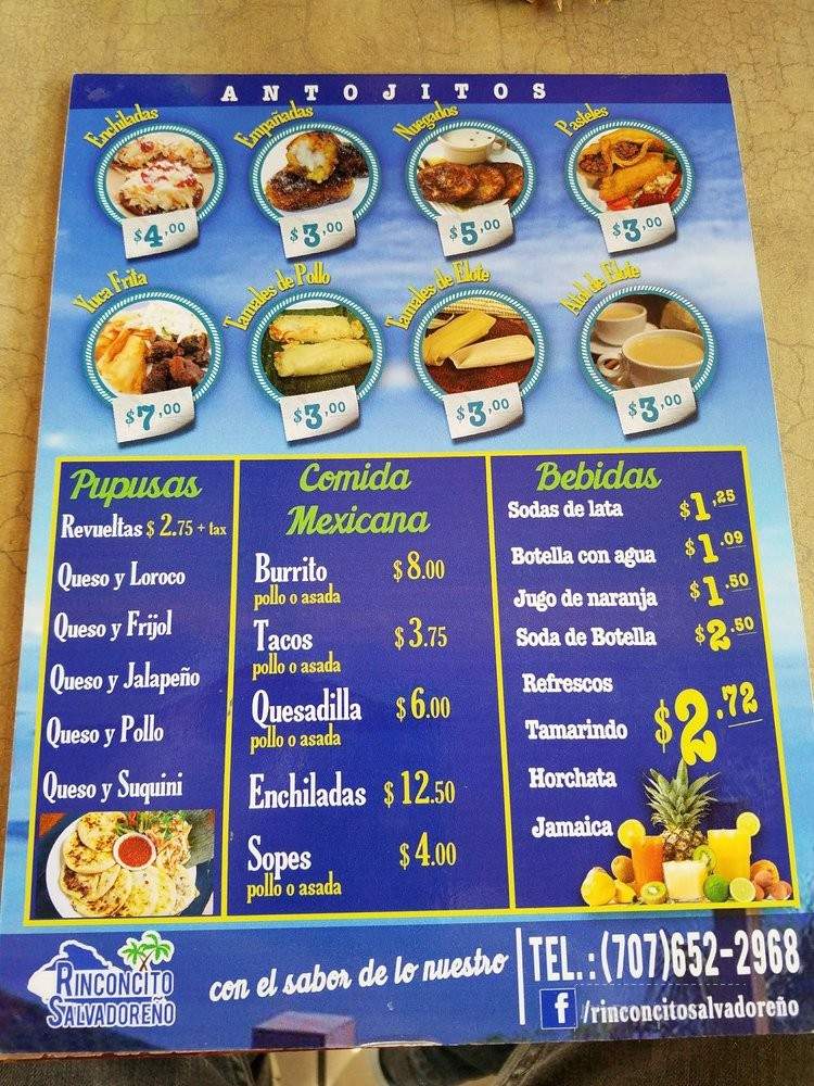 /31121068/Rinconcito-Salvadoreno-Menu-Vallejo-CA - Vallejo, CA