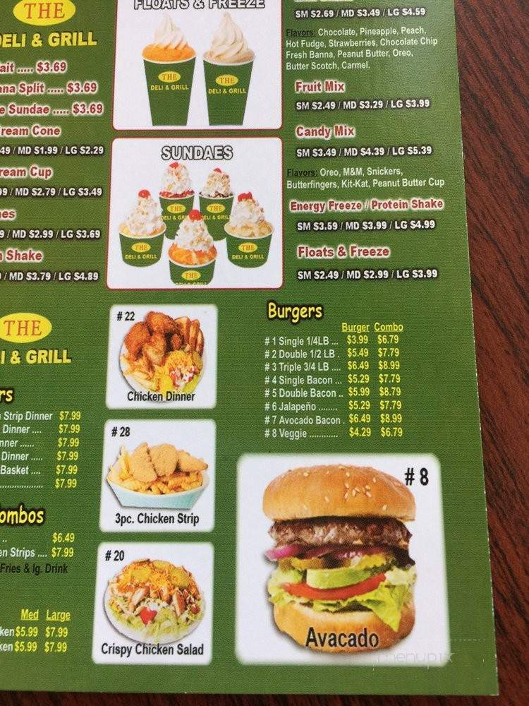 The Deli & Grill - Berkeley, CA menu_pic