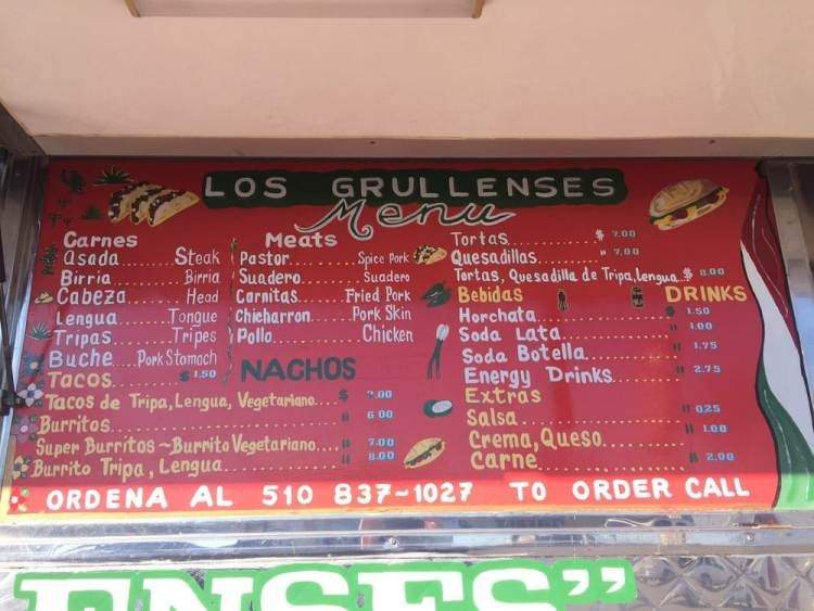 /30011873/Los-Grullenses-Taco-Truck-Menu-Richmond-CA - Richmond, CA