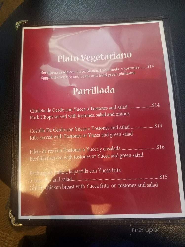 Sabor Dominicano - San Rafael, CA menu_pic
