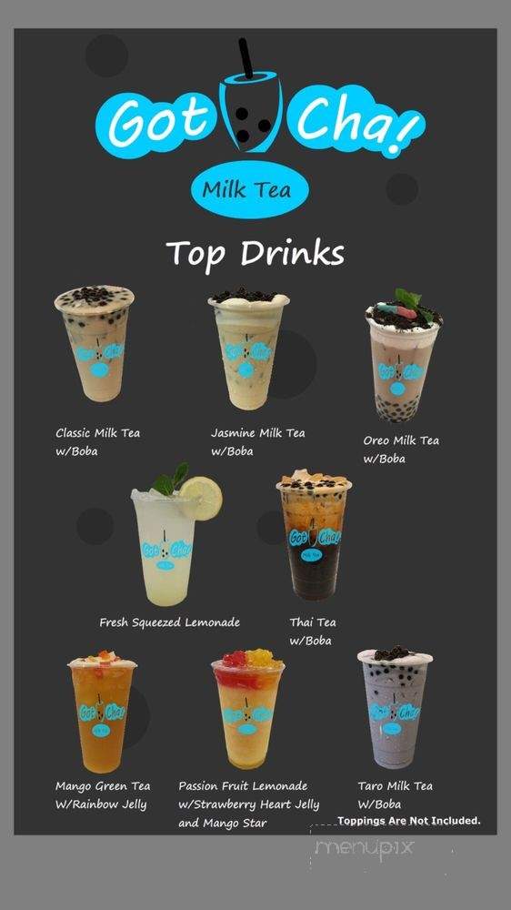 Got Cha! Milk Tea - Gilroy, CA menu_pic