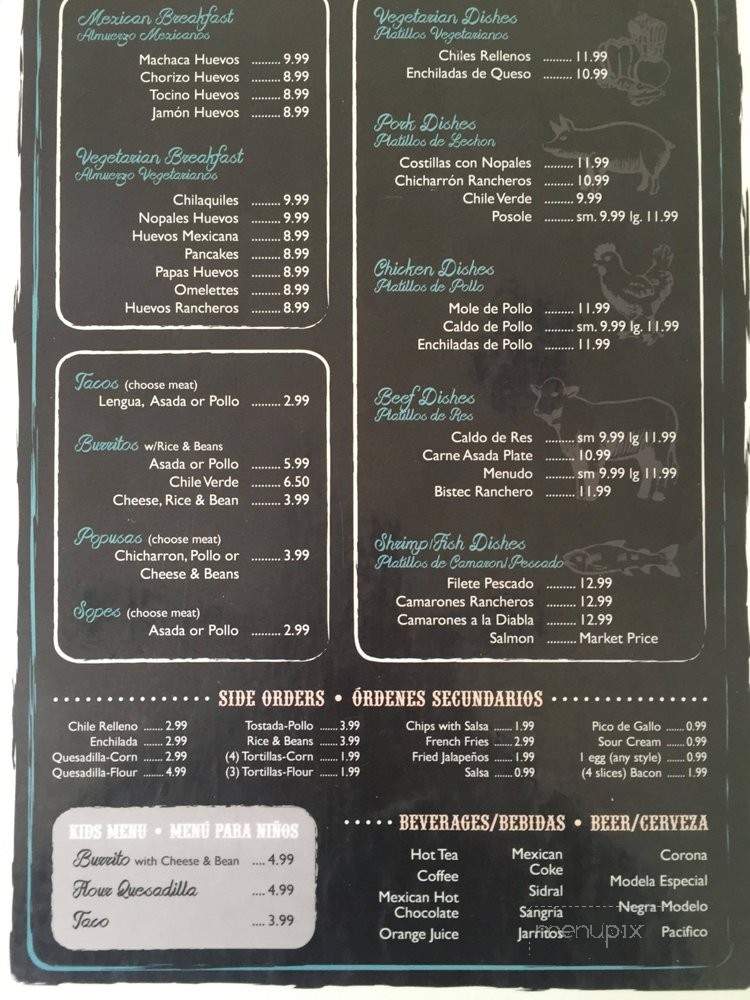 Olivias Cafe - Watsonville, CA menu_pic