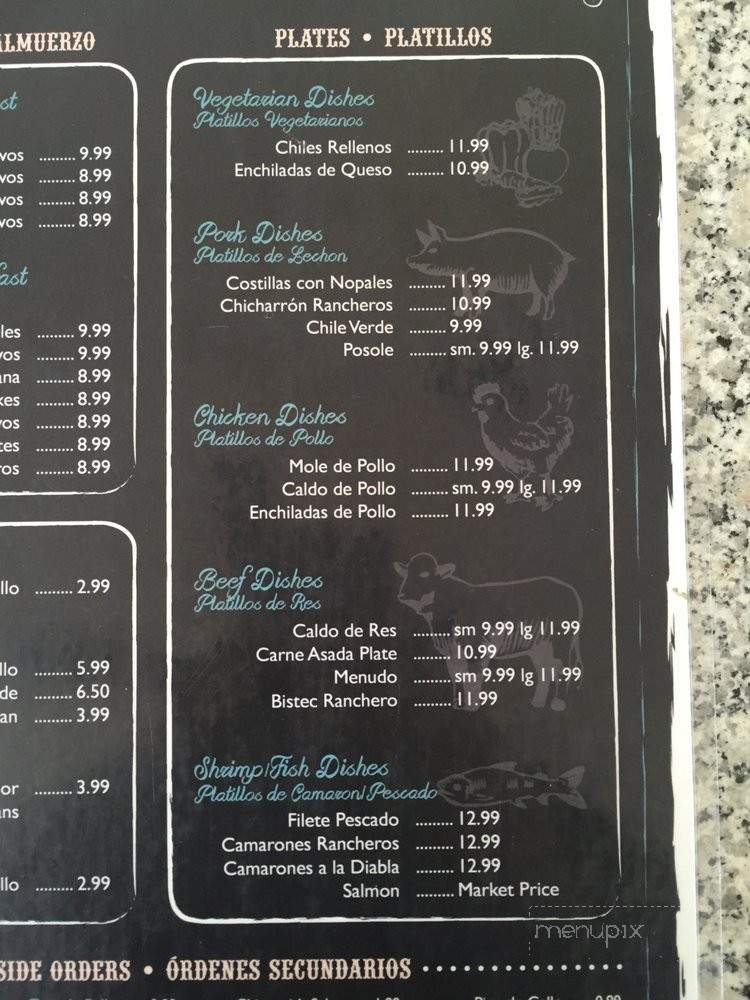 Olivias Cafe - Watsonville, CA menu_pic