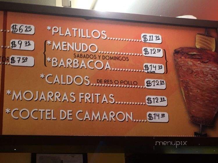 Yahualica Taqueria & Cenaduria - San Jose, CA menu_pic