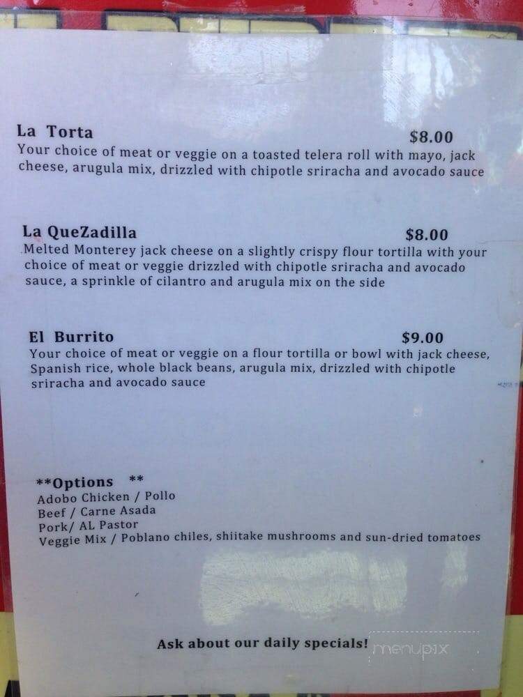 TaKoz Mod Mex - San Jose, CA menu_pic