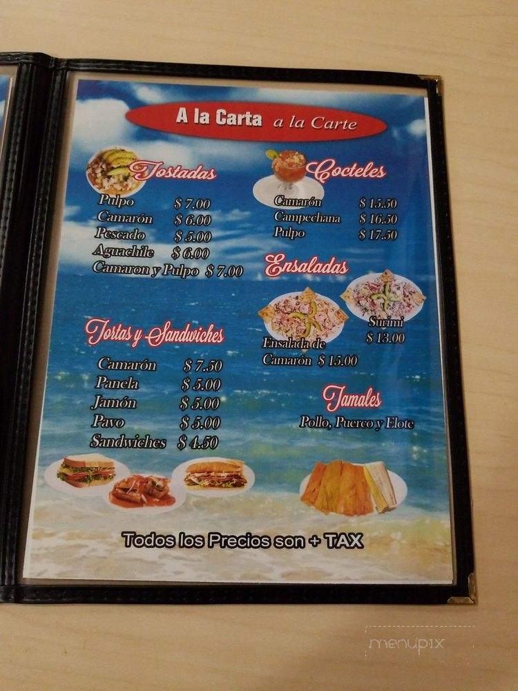 El Aguachile - San Jose, CA menu_pic