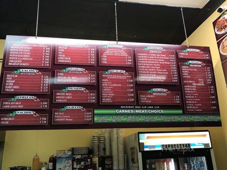 El Mex-Cal Taqueria - San Jose, CA menu_pic