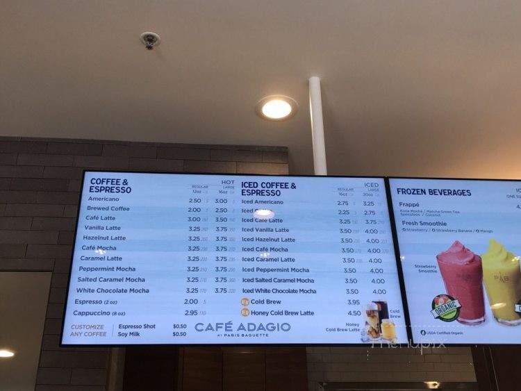 Paris Baguette - San Jose, CA menu_pic