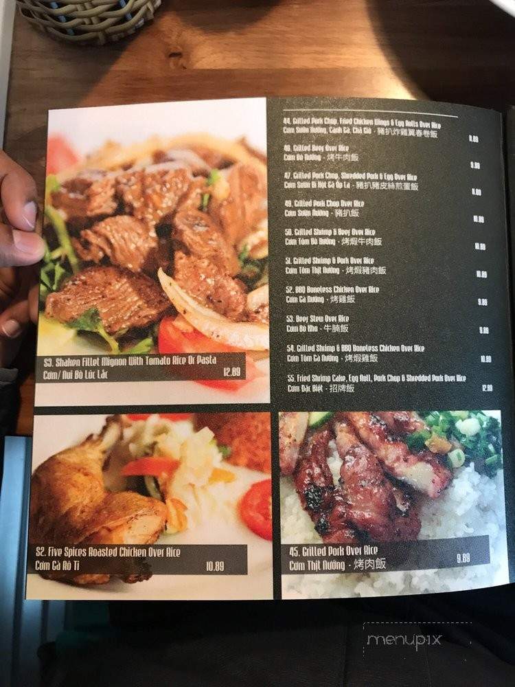 Pho 89 - San Jose, CA menu_pic