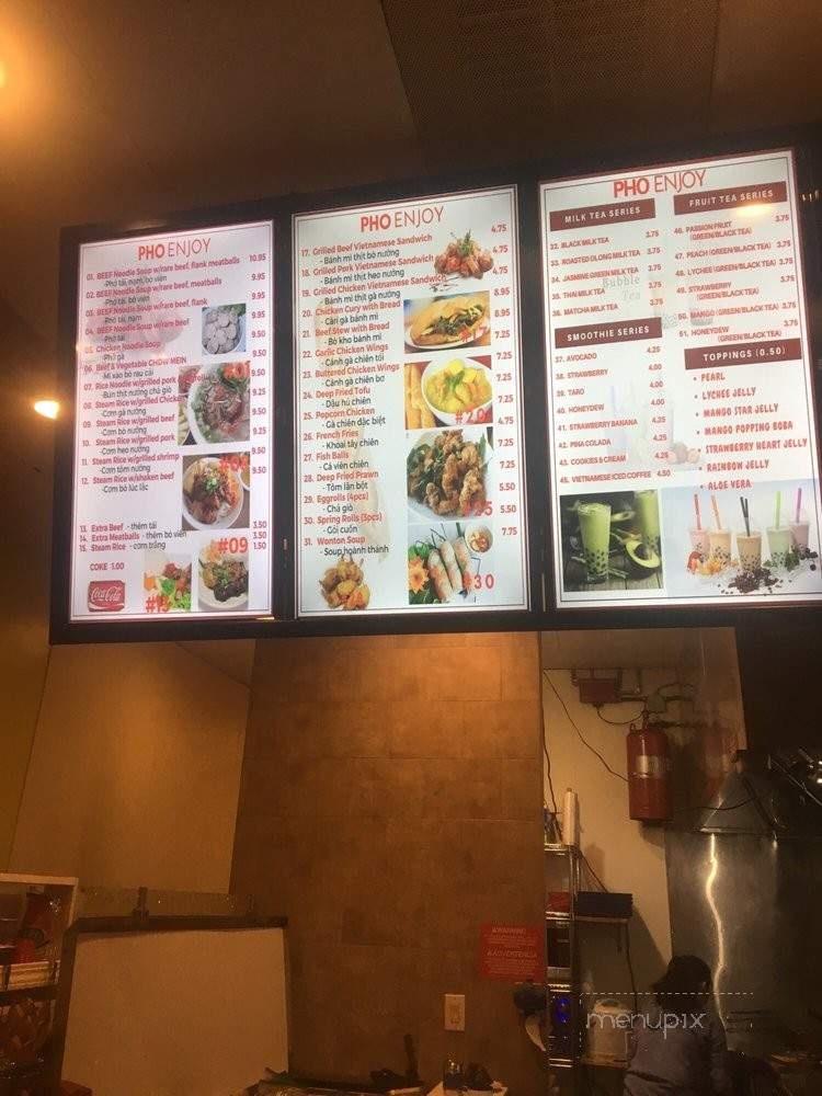 Pho Enjoy - San Jose, CA menu_pic