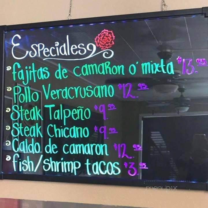 Don Rafa's taco shop - Stockton, CA menu_pic