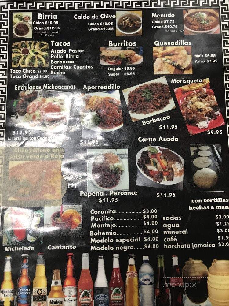 Joses Birrieria - Stockton, CA menu_pic