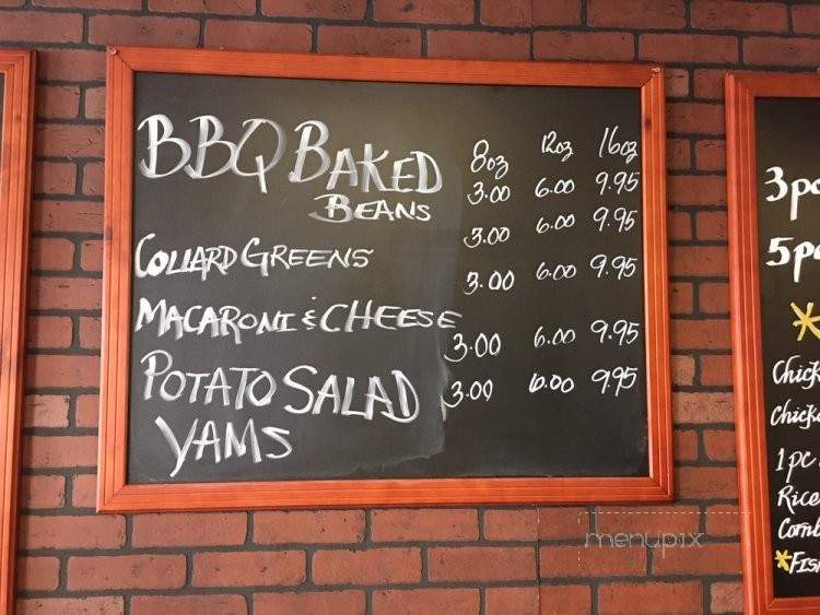 B & W Barbecue And Homestyle Cooking - Stockton, CA menu_pic