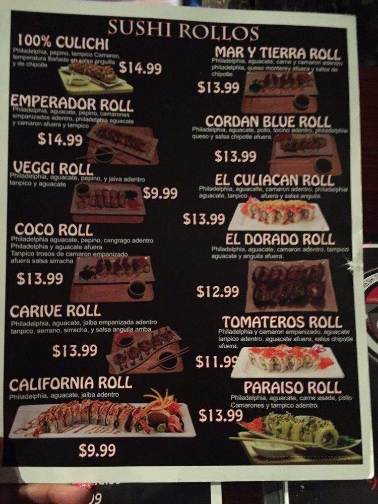 100% Culichi Taste - Lodi, CA menu_pic