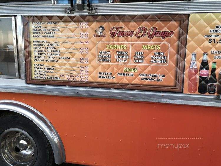 Tacos El Guapo - Lodi, CA menu_pic