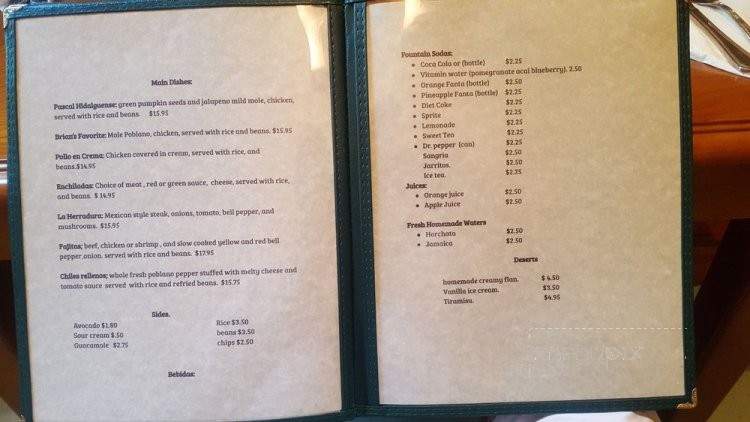 Gabby's Cuisine - Murphys, CA menu_pic