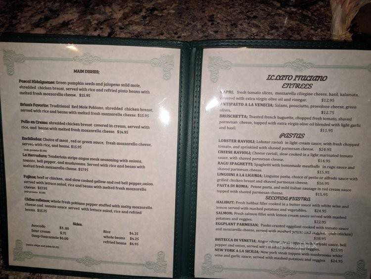 Gabby's Cuisine - Murphys, CA menu_pic
