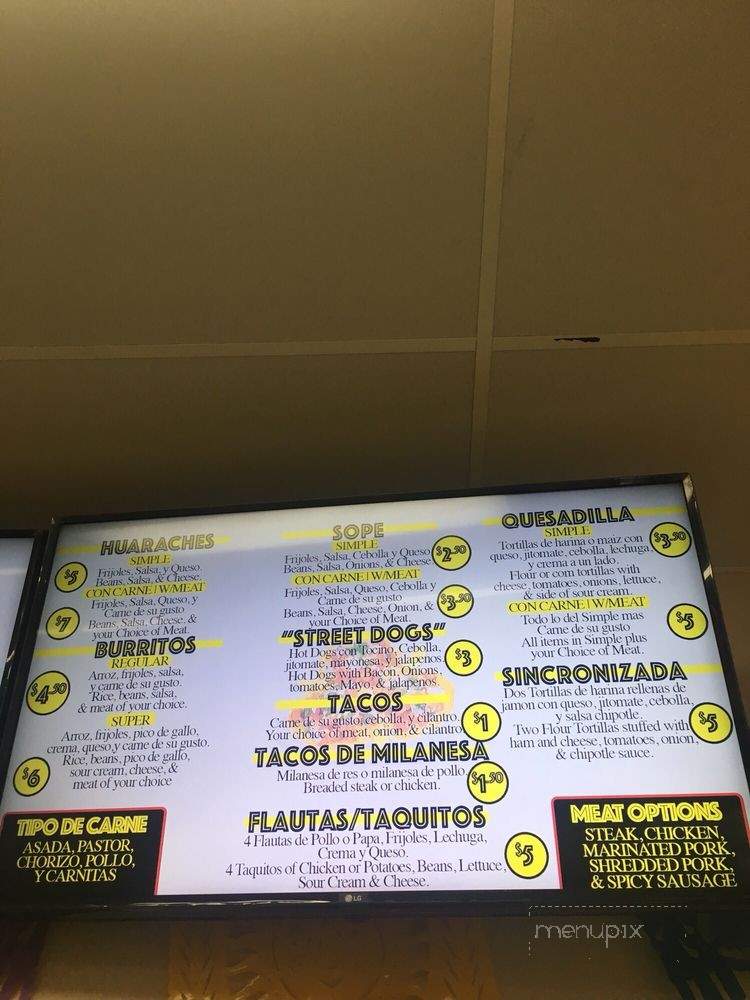 Little Mexico City - Ceres, CA menu_pic