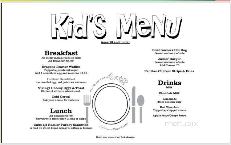 AC's Cafe - Escalon, CA menu_pic