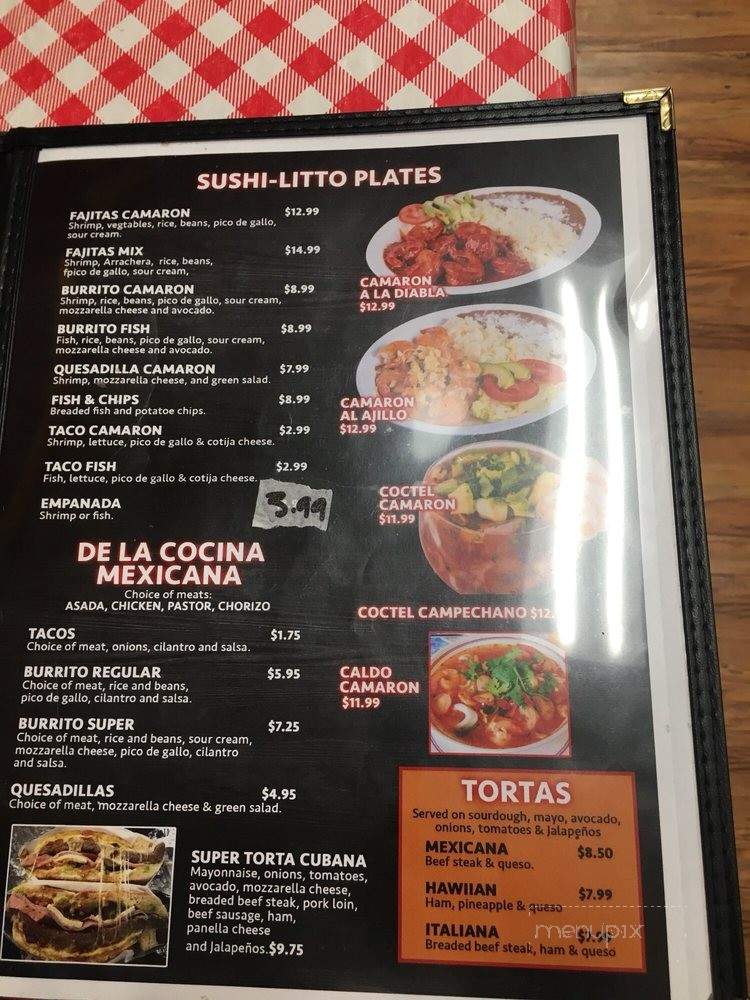 Sushi Litto - Turlock, CA menu_pic