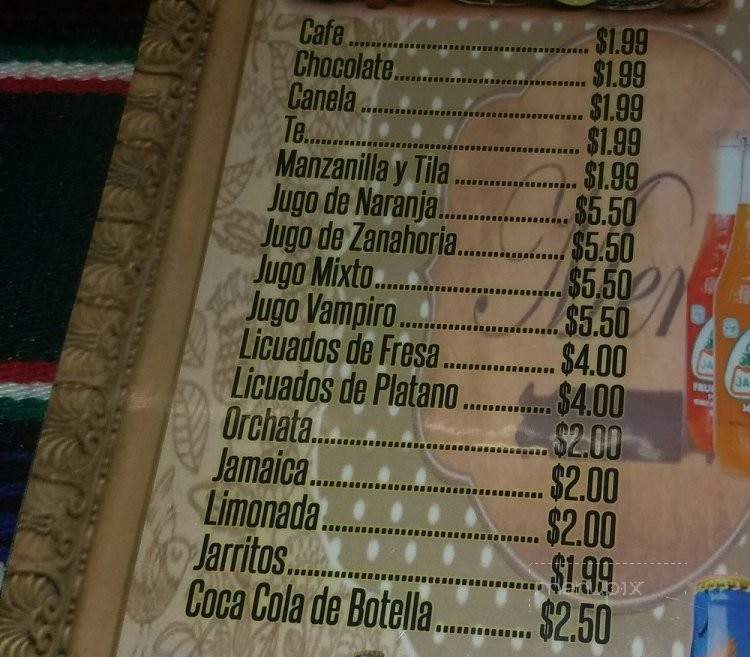 Mi Lindo Apatzingan - Winton, CA menu_pic