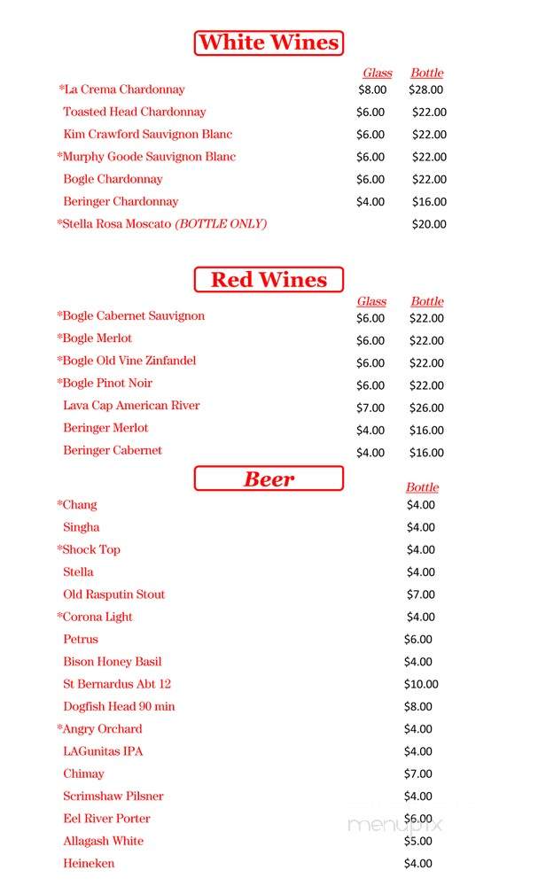 Sunrise Thai Restaurant - Citrus Heights, CA menu_pic