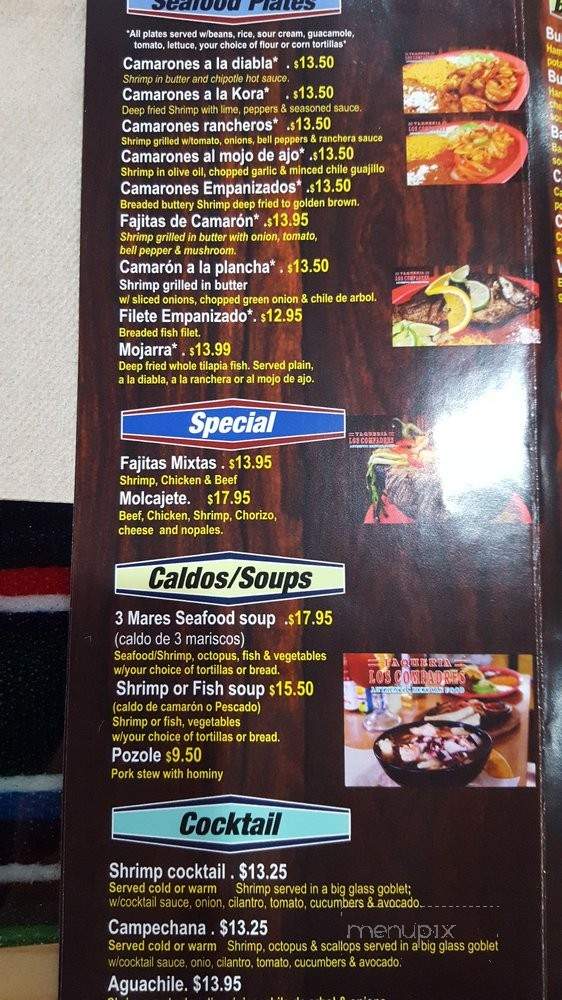 Taqueria Los Compadres - Elk Grove, CA menu_pic
