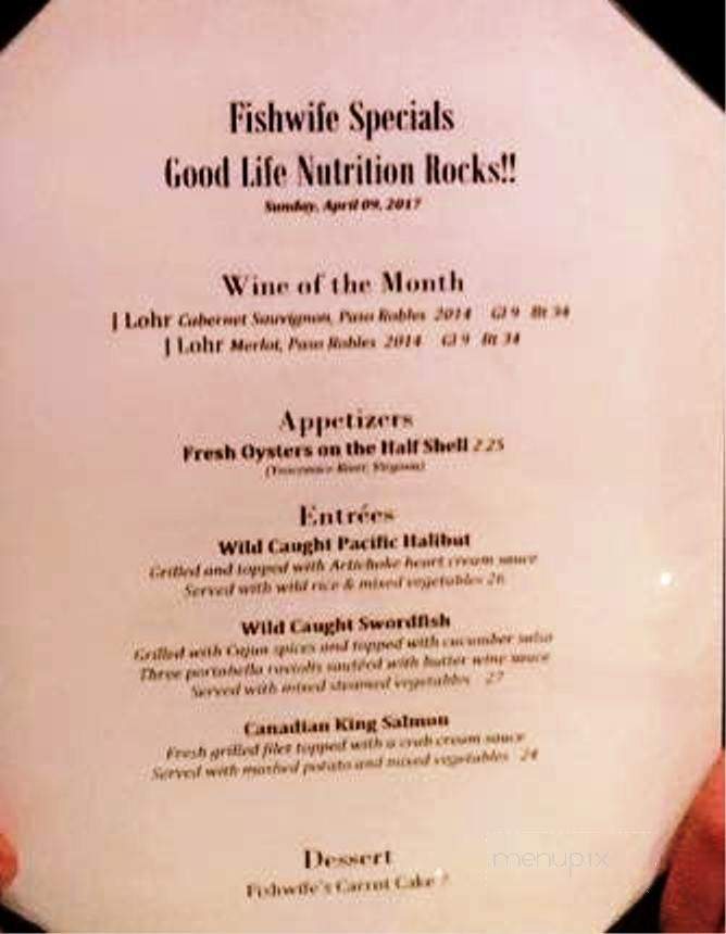 Good Life Nutrition - Fair Oaks, CA menu_pic