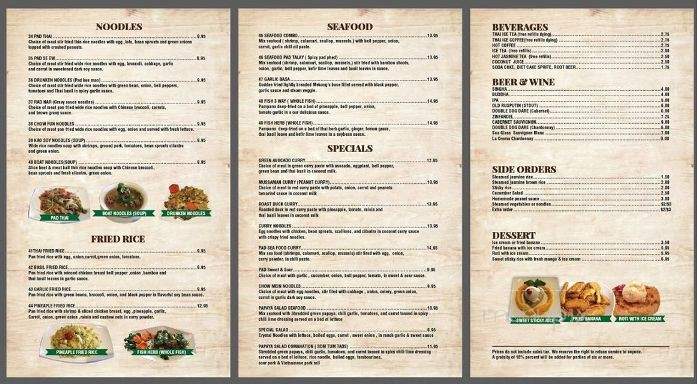 Thai Peppers - Roseville, CA menu_pic