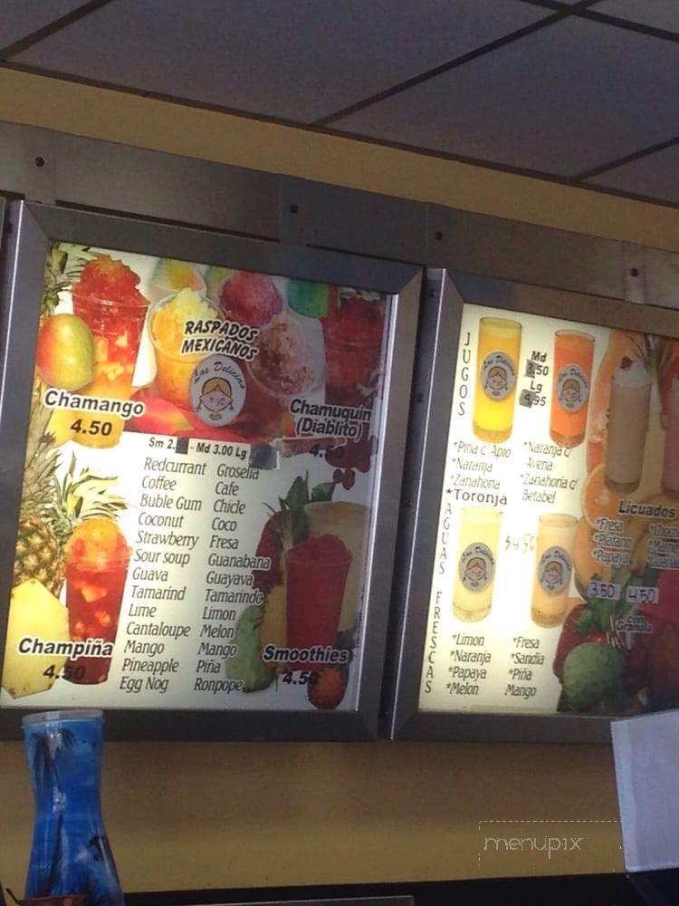 El Raspado Loco - San Bernardino, CA menu_pic