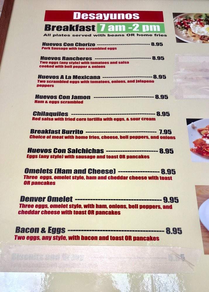 Taqueria Dos Hermanos - Rio Linda, CA menu_pic