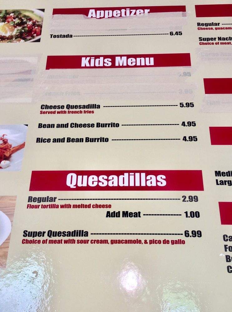 Taqueria Dos Hermanos - Rio Linda, CA menu_pic