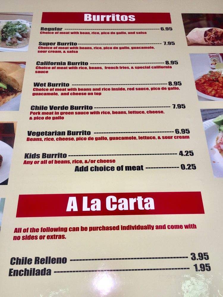 Taqueria Dos Hermanos - Rio Linda, CA menu_pic