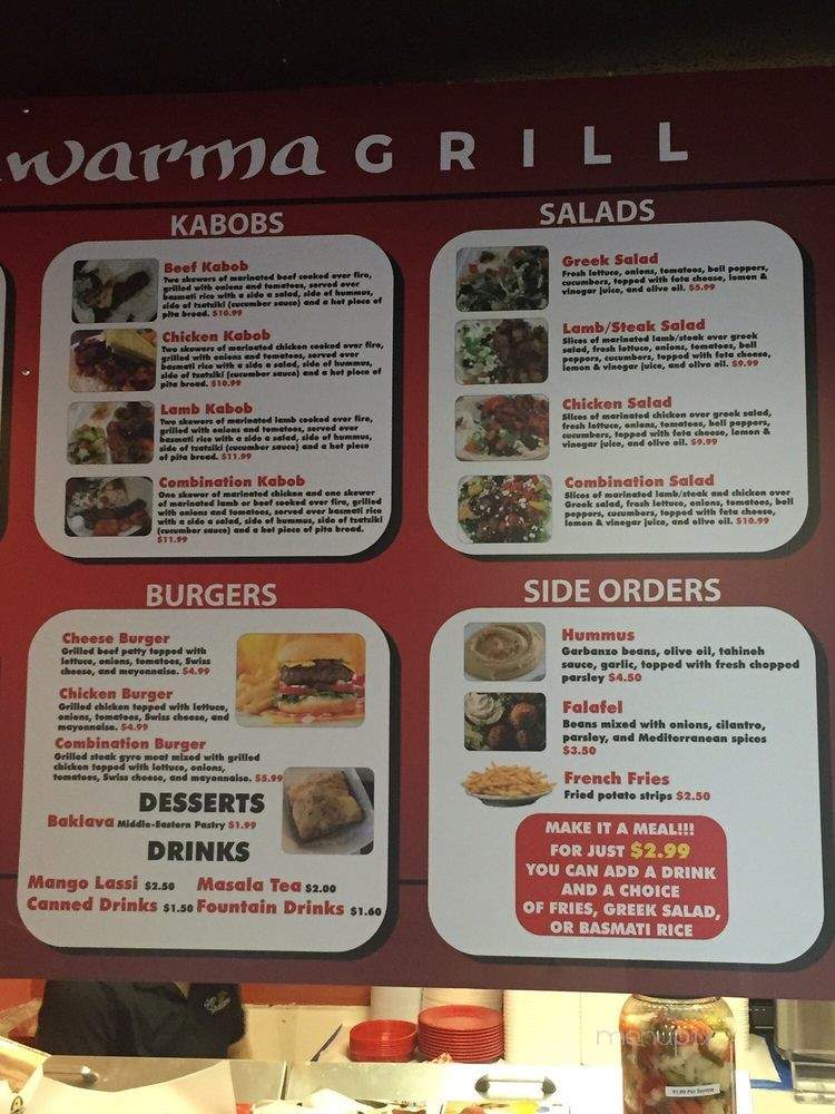 Gyro and Shawarma Grill - Rancho Cordova, CA menu_pic