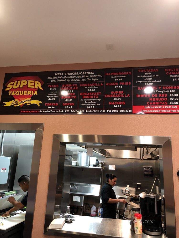 Super Taqueria - Sacramento, CA menu_pic