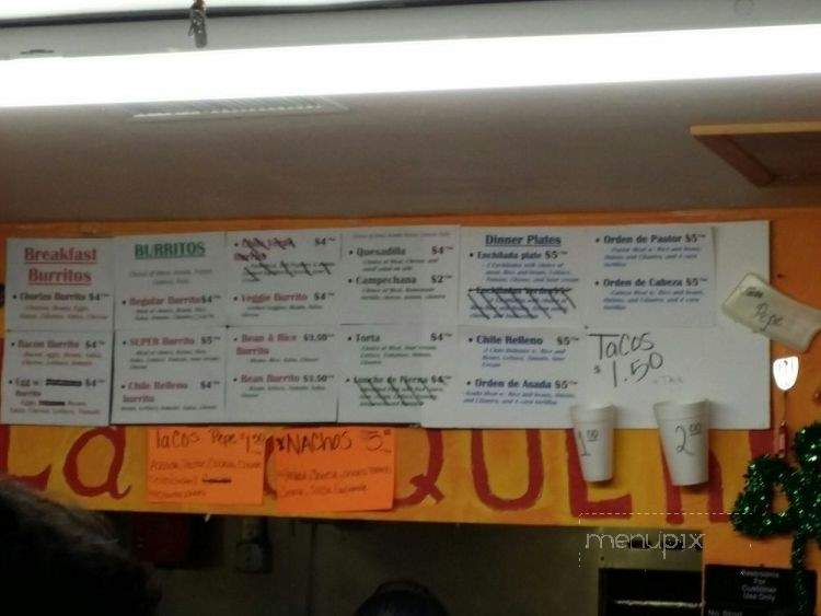 Tacos Pepe - Chico, CA menu_pic