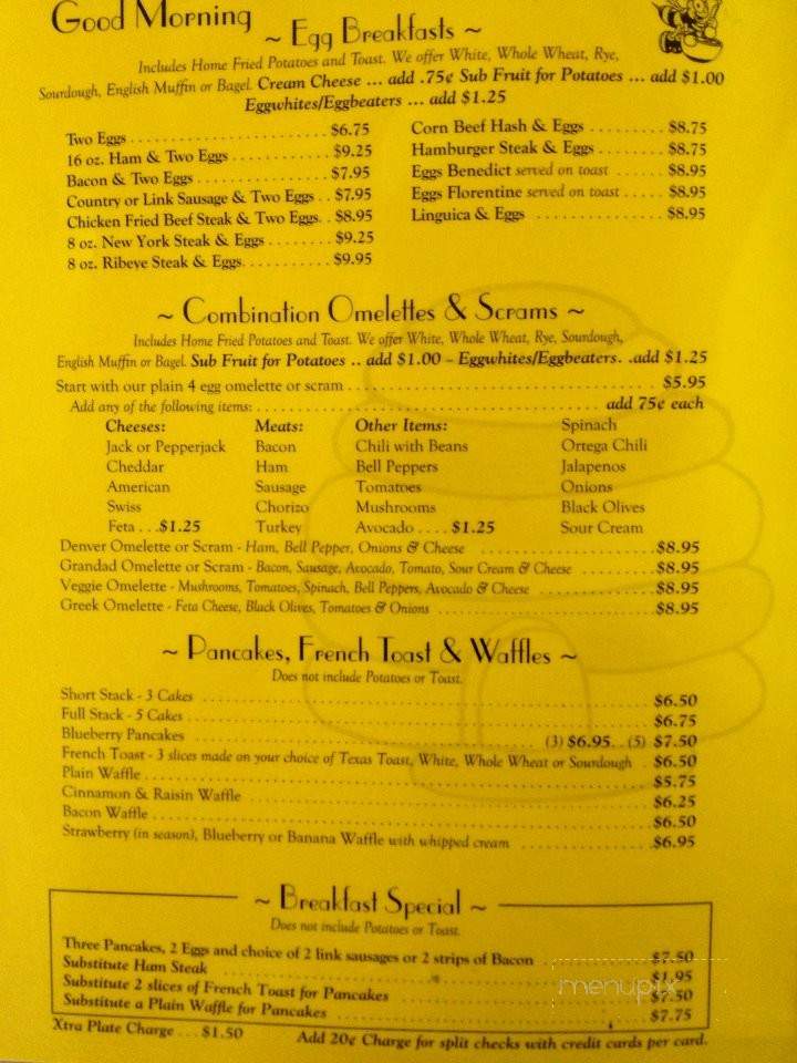 The Buzz - Chico, CA menu_pic