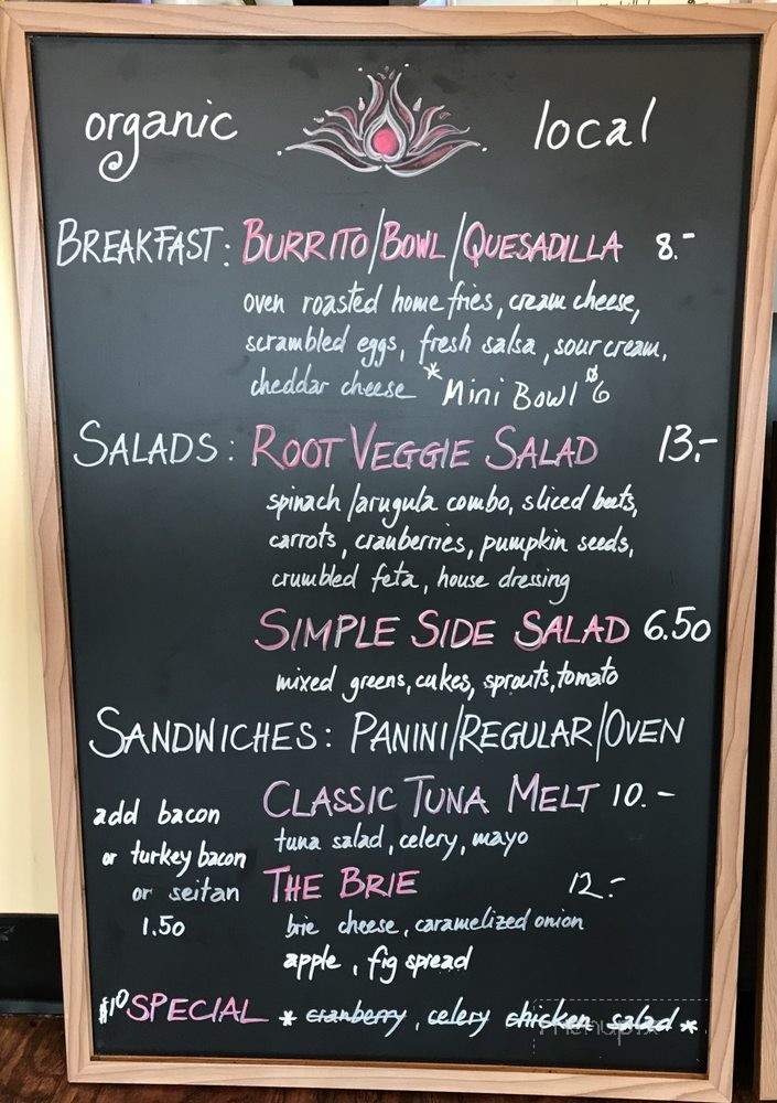 Durga's Divine Cafe - Grass Valley, CA menu_pic