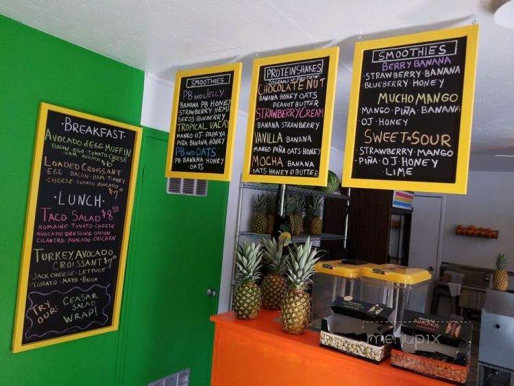 Pina's Juice Bar - Williams, CA menu_pic