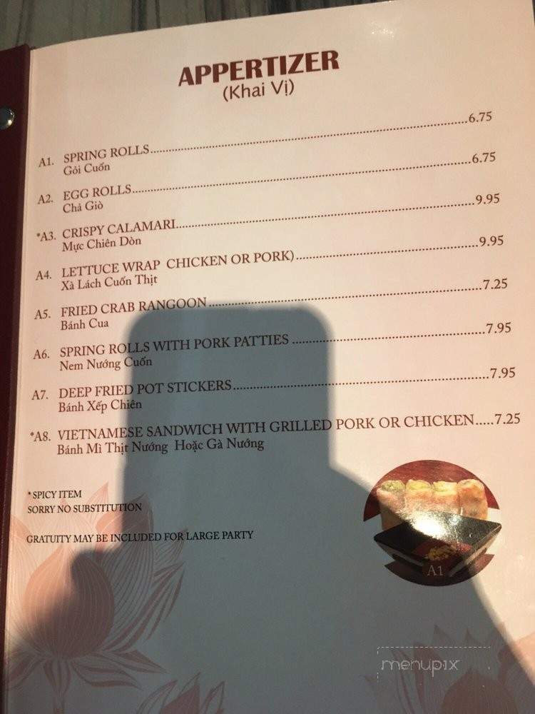 Lotus Pho 2 Noodle House - South Lake Tahoe, CA menu_pic