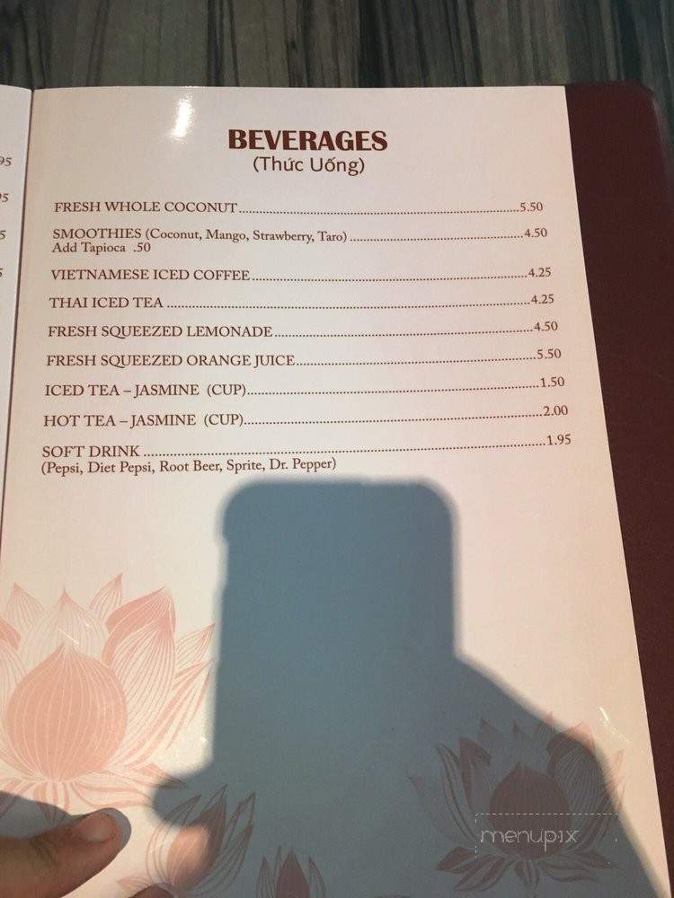 Lotus Pho 2 Noodle House - South Lake Tahoe, CA menu_pic