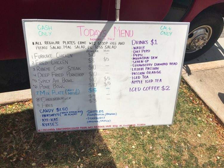 Legacy Grindz - Kapolei, HI menu_pic