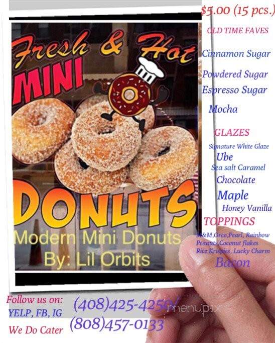 Modern Mini Donuts by: Lil Orbits - Kapolei, HI menu_pic