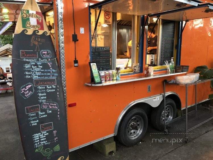 The Surfing Burro - Hana, HI menu_pic