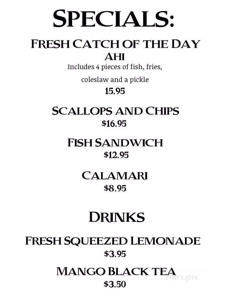 Mo's Fish and Chips - Hilo, HI menu_pic