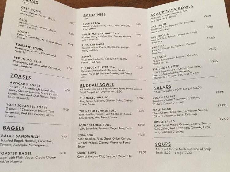 A'A Roots - Lahaina, HI menu_pic